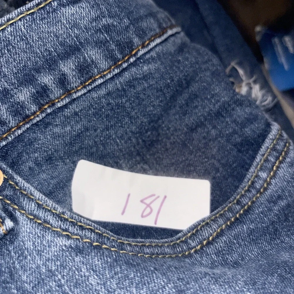 Levis Shorts Mens W38 Blue Slim Straight‎ Denim Cut Offs 511 Frayed